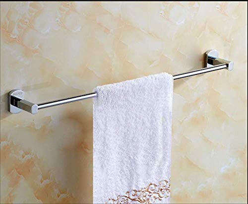 Porte-serviettes salle de bain double usage fixe sans percer cuivre 80cm - 3
