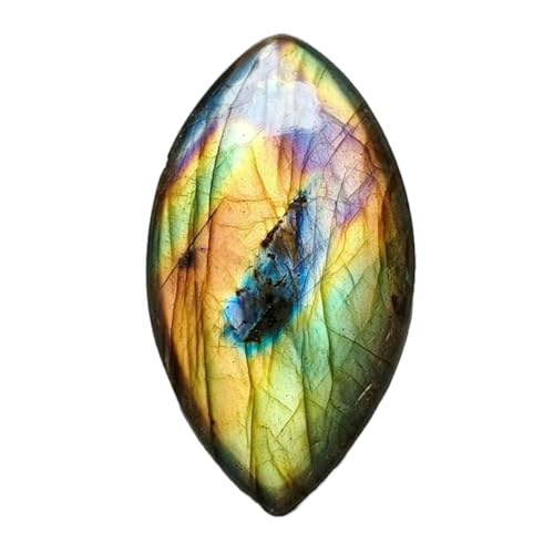 Cabochon en labradorite jaune naturelle pour offrir un bijou fait main