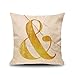 Lieson Lot Housse de Coussin 40x40, Coussins Decoratifs pour Canapes Rose Beige Or Lot Coussin Canape Decoration Motif Marbre Symbole &, Lin