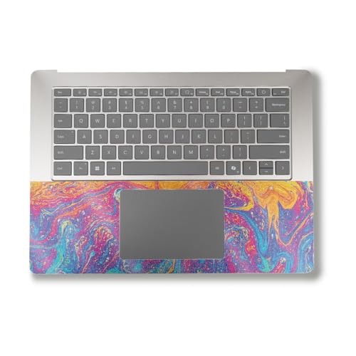 Image of Glossy Glitter Laptop Skin Compatible with Alienware X16 R2 (2024) - Paint Currents - Premium 3M Vinyl Protective Wrap Decal Cover - Easy to Apply | Crafted in The USA by MightySkins
