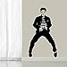 yaonuli Extraíble Elvis Presley Dormitorio hogar Pegatinas Vinilo Pared Adhesivos Decorativos murales 77x93cm