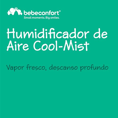 Bebeconfort Humidificador de Aire Cool-Mist, Luz de Noche para Bebé con 7 Colores, Tecnología Ultrasónica (hasta 48 h), Depósito de Fácil Llenado de 2,1 L, Autoapagado, Cepillo de Limpieza, Blue - imagen 2