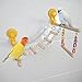 Leefasy Suction Cup Wood Perch Toy Parrot Playstand, Bird Playpen, Climbing Ladder, Bird Window Travel Perch Toys for Parakeet