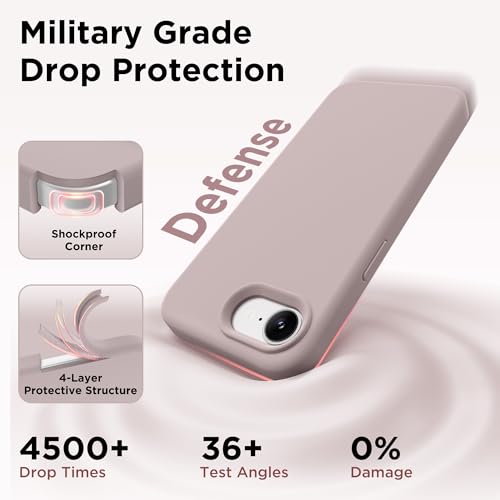 Image of GolbinBox Magnetic for iPhone 17e /16e Case, Silicone Cover, Light Taro