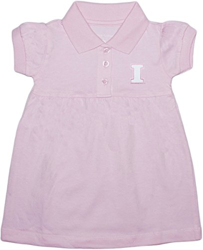 Creative Knitwear University of Illinois Polo Dress/Bloomer Pink