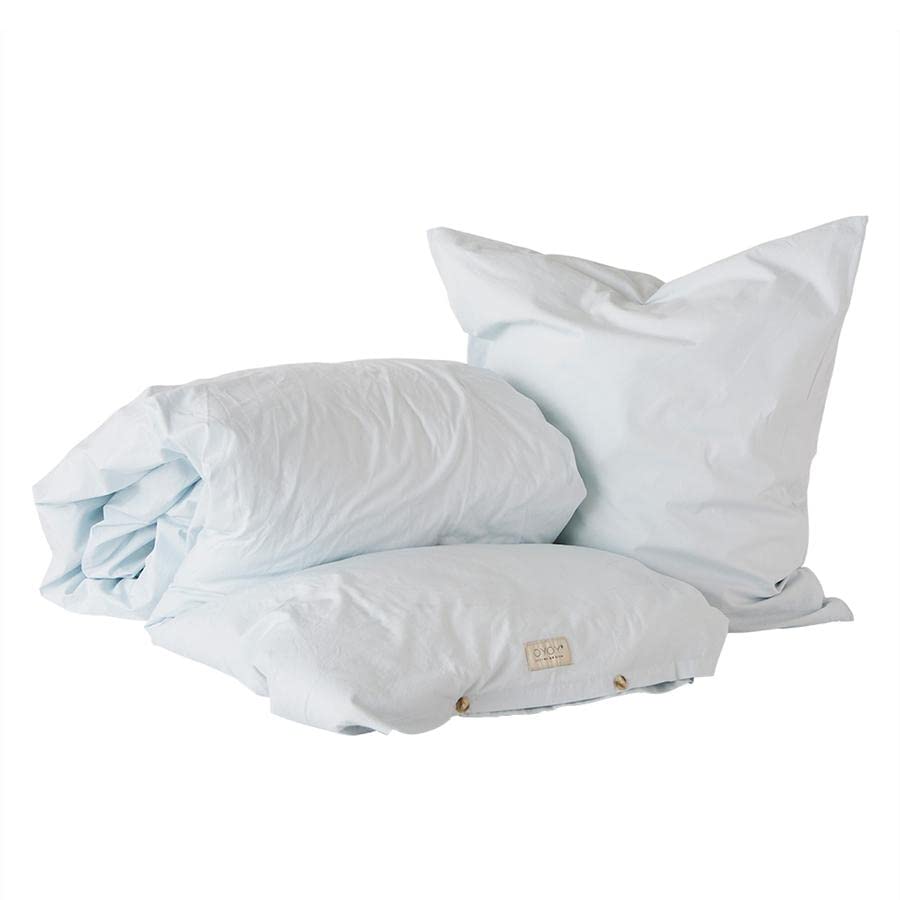 Oyoy LivingNuku Organic Bedding - 140 x 220 - Ice Blue