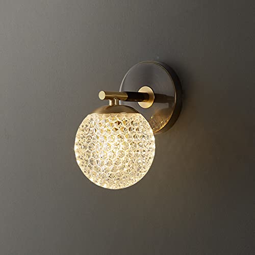 Applique murale LED design en cristal luminaire haut de gamme