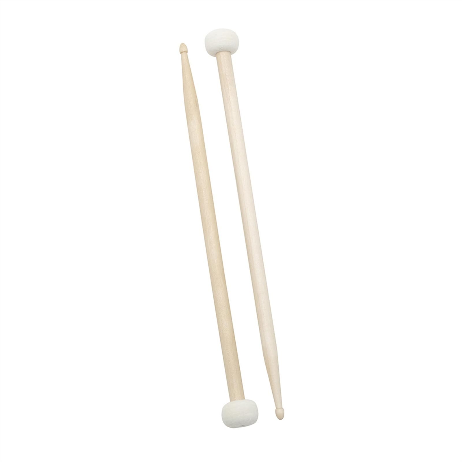 Accesorios para Percusión Palo De Tambor De Doble Punta, Baquetas Con Cabeza De Fieltro De Arce, Juego De Timbales, Accesorios Para Baquetas (Color : G)