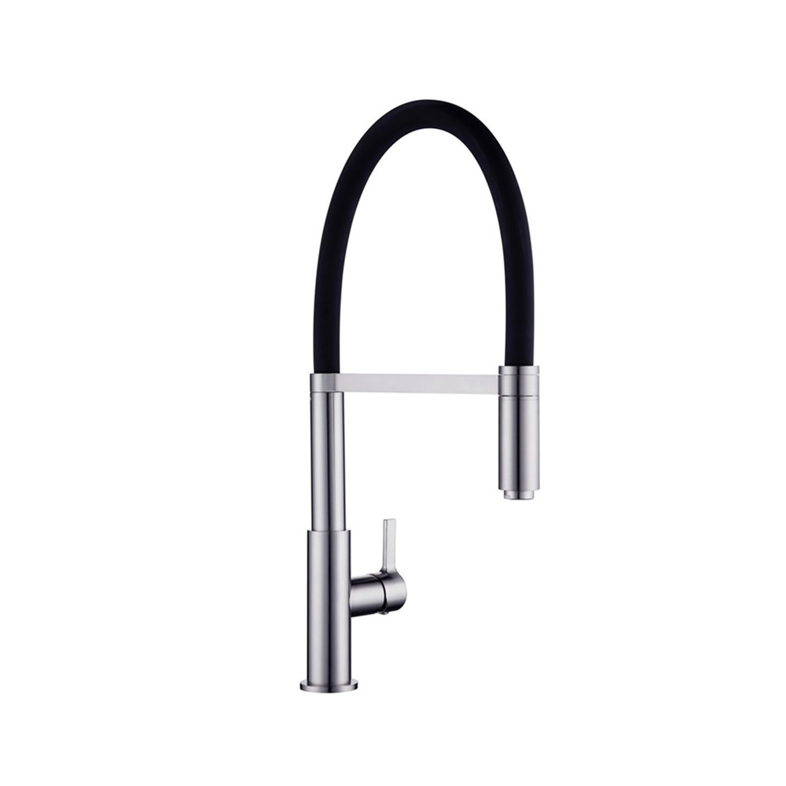 Mitigeur de cuisine pivotant 360 avec douchette extractible pour évier monotrou
