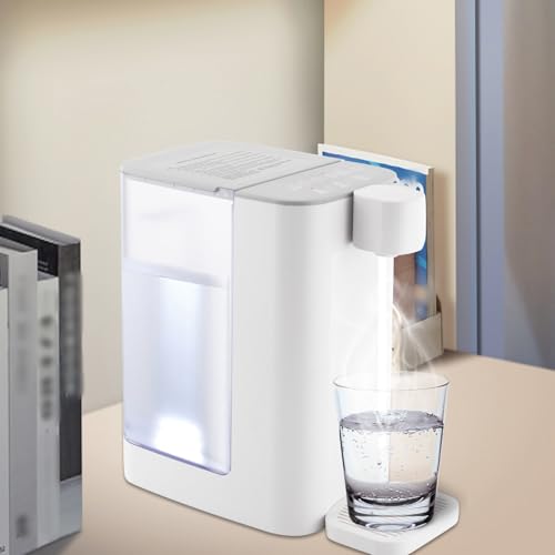 Dispensador de agua caliente instantánea de 3 litros, dispensador de agua caliente con 5 opciones de temperatura para el hogar, oficina, escuelas