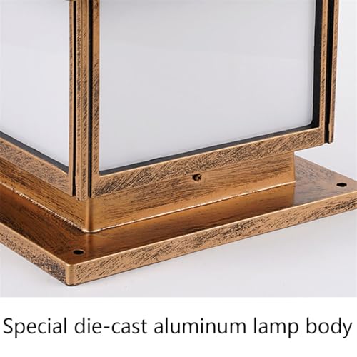 Lámpara solar de poste exterior impermeable para iluminar patios oscuros 7