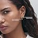 Ana Luisa Giulia Huggie Hoop Earrings for Women - Hypoallergenic Water-Resistant Tarnish-Free Chunky Earrings for Women - 14K Gold Plated & Silver Rhodium Plated Hoops - Small, Medium & Large Size