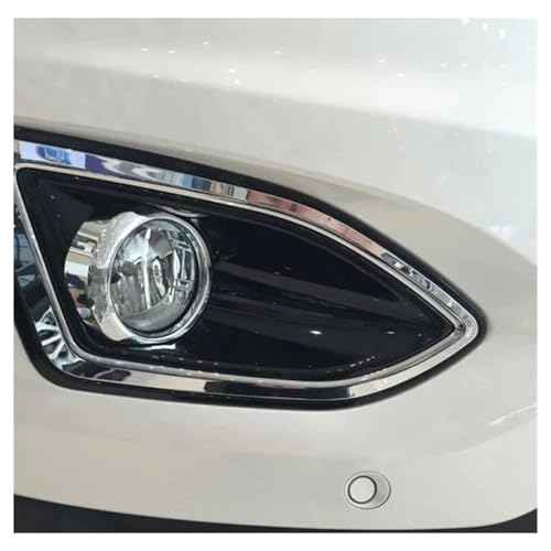 Embellecedor de luz antiniebla Ford Edge 2015 con bisel cromado protector 4