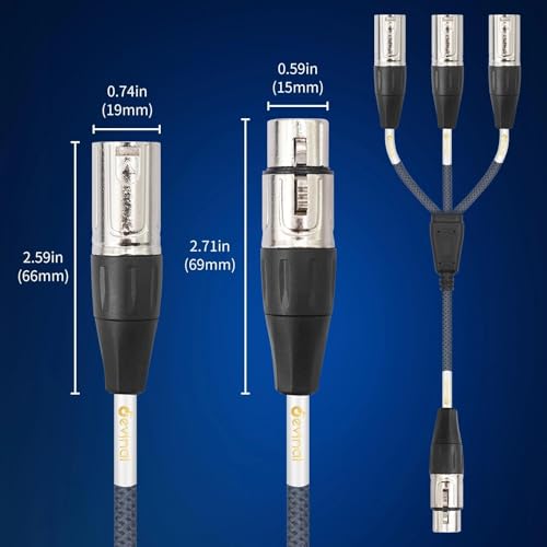Câble répartiteur XLR micro pour enregistrement studio Devianl - 2