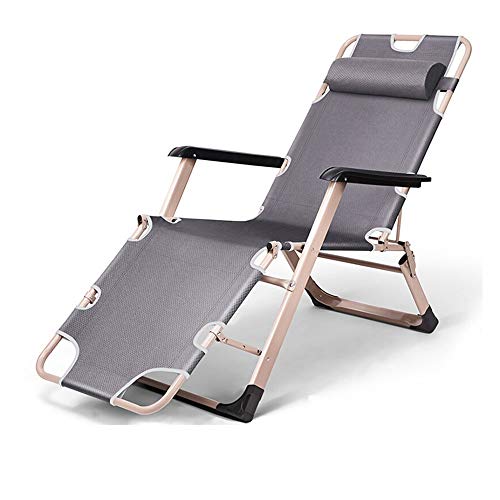 Compacto ligero Zero Gravity Locking Patio Lounge Sillones reclinables Ajustable en tela plegable Silla reclinable Tumbona Tumbona Con reposacabezas Cojines Ergonom�a Reposapi�s Antideslizante Reposap