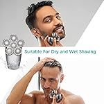 Head Shavers for Bald Men, 5-in-1 Waterproof Electric Razor for Men with LED Display, 6D Floating Cordless Rechargeable…