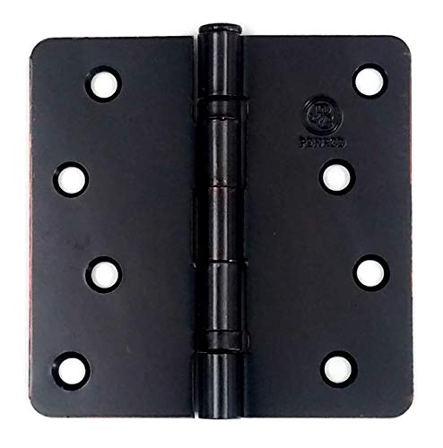 Penrod Door Hinges, Oil Rubbed Bronze, Ball Bearing 4 Inch with 1/4 Inch