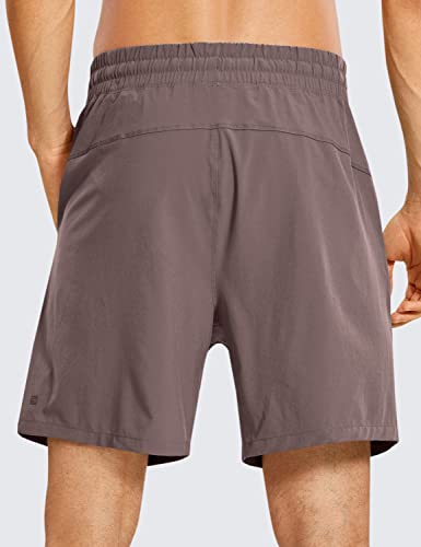 Image of CRZ YOGA Linerless Workout Shorts 7'' | Lightweight, Quick Dry, Running, Pockets, for Men