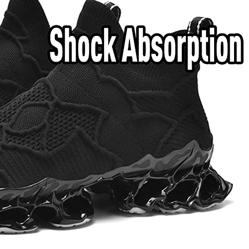 Image of Poramea Mens Slip on Loafers Walking Tennis Shoes Laceless Running Blade Sneakers Mesh Trail Jogging Casual Athletic