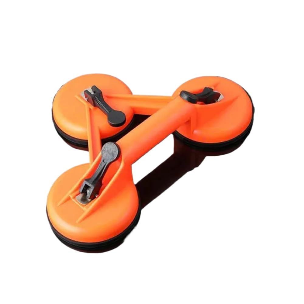 Zxzzas 4 Vacuum Suction Cup, Vacuum Strong S Lifting Suction Cups Heavy Duty Vacuum Abs Handle For S Tile Suction Cup Lifting Car Dent Repair Tool(4)