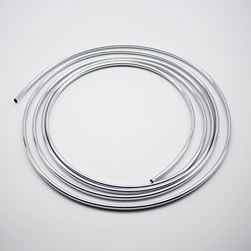 Yijinsheng 3Metres X 6Mm Universal U Shape Custom Chrome Plated Diy Moulding Trim Strip Line For Sedan Car Pickup Air Vent Door Edge Decoration(Silver) #TOP1