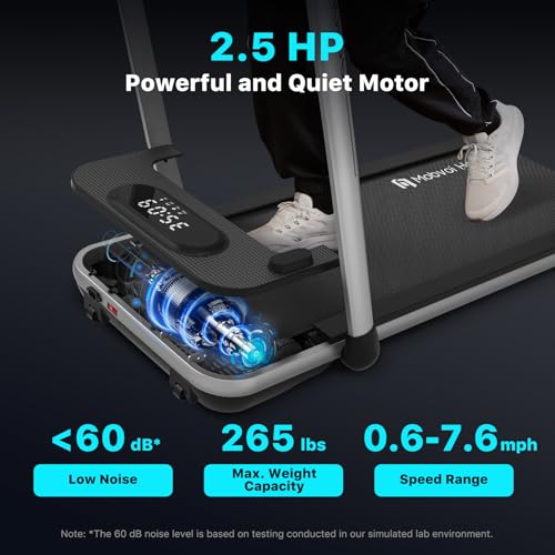 Mobvoi Home Treadmill SE Smart AI 3 in 1 Folding Treadmill Walking Pad Under Desk Running Machine 2.5 HP Compact Portable Remote Control TicSports APP Easy to Store for Home Office 120 KG 12 KMH - Image 3