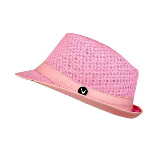 Image of The Hat Depot Light Weight Classic Soft Cool Mesh Crushable Fedora hat