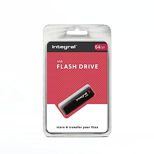 Image of Integral 64GB USB 2.0 Flash Drive Black