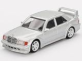MINI GT 190E 2.5-16 Evolution II Astral Silver Metallic Limited Edition 1/64 Diecast Model Car MGT00852