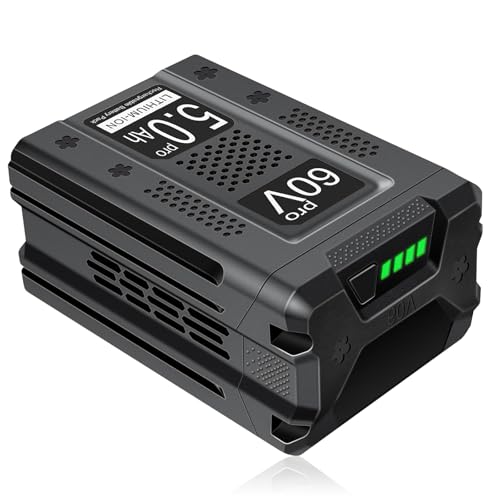 CPY 5.0Ah 60V Battery Replacement for Greenworks 60V Battery Tools Compatible with Greenworks 60V Cordless Power Tools 60V Lithium Battery LB60A03 LB60A02 LB60A00 5000mAh
