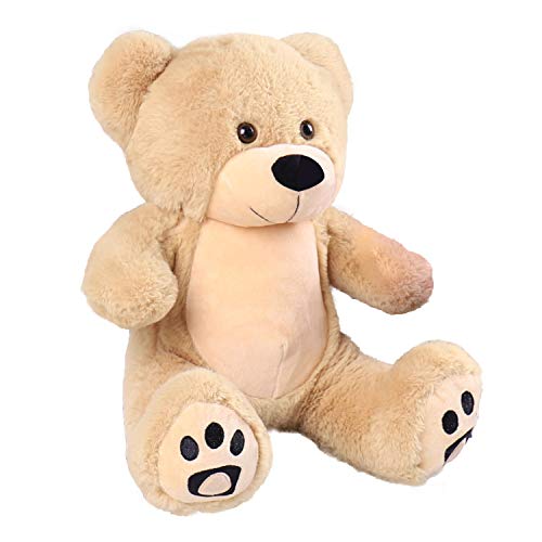VERCART Small Stuffed Animals Plush Cuddly Teddy Bear Toy Doll for Birthday Children's Day Valentine's Day, Brown , 10Inches