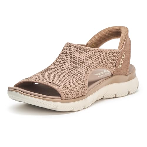 Sandalias deportivas Skechers Summits-Sweetly Moca que cuidan tu pisada con máxima comodidad
