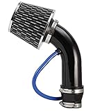 3' Cold Air Intake Kit Universal Car Air Intake Pipe Air Filter Set Induction Flow Hose Pipe Kit
