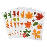 Photo Gallery flcpjgv 6 pezzi vetrofanie autunnali adesivi per finestre decalcomanie decorative decorazioni con foglie d acero in pvc con stampa bifacciale adatto per casa, style a Photo Gallery flcpjgv 6 pezzi vetrofanie autunnali adesivi per finestre decalcomanie decorative decorazioni con foglie d acero in pvc con stampa bifacciale adatto per casa, style a