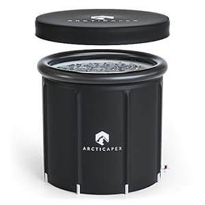 ArcticApex draagbaar ijsbad voor atleten en wellnesszoekers – Ultieme ijsbaden voor koud dompelbad, outdoor herstel ijspad koude badoplossing