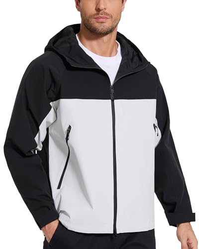 Chubasquero impermeable y ligero unisex con capucha ajustable 3