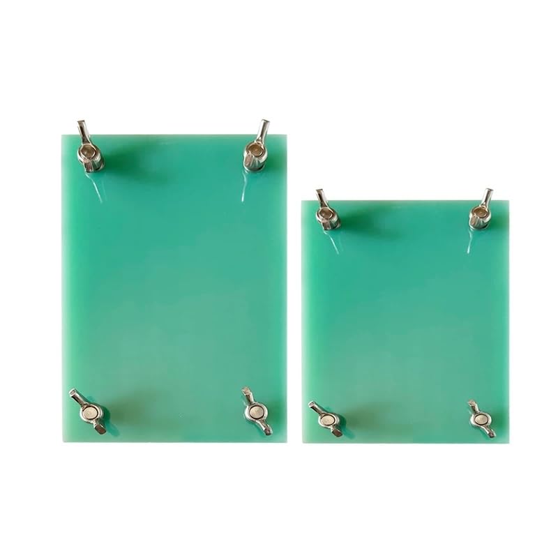 Accesorio de prueba de celda de bolsa con molde de sujeción de presurización 1 pieza | Tuercas de acero inoxidable, tornillos guía de acero for resortes for pruebas de presión repetibles(160x105mm)
