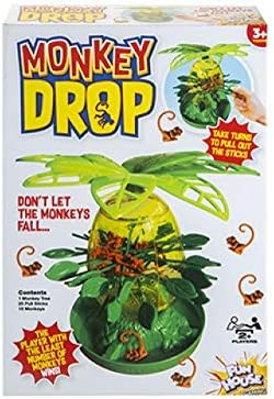 Fun House 331085 Monkey Drop Game | Multicolor | Pack of 1 Accessory, 30