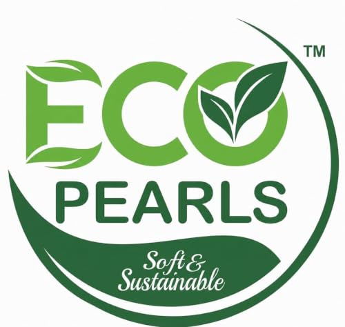Image of EcoPearls Soft & Sustainable Tissue Paper, 100 Pulls, Disposable Paper Napkins, Pure White Embossed, 30x30 cm, 1 Ply, Pack of 5