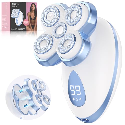 Electric Razors for Women - Upgraded Magnetic Electric Shaver for Women, Cordless Painless Hair...