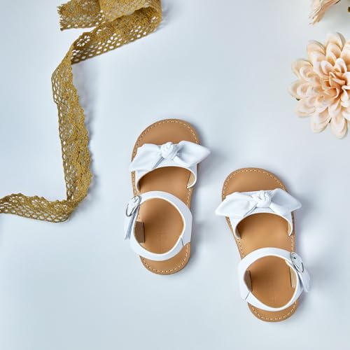 Image of ESTINE Toddler /Little Kid Girls Bow Open Toe Flat Evening Dress Sandals
