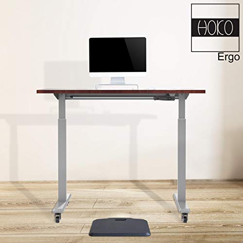 HOKO® Ergo-Work-tafel in hoogte verstelbaar bureau, tafelpoten Basic grijs, handmatig verstelbaar, voor tafelbladen… - Afbeelding 7