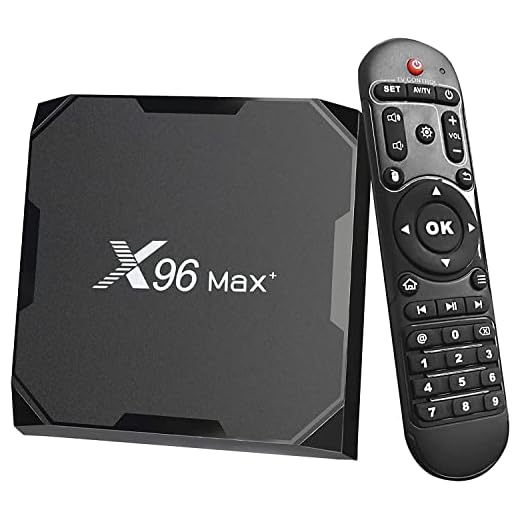 X96 Max Plus 1000 m Smart TV Box 4 GB 32 GB Android TV Box 9.0 Amlogic S905X3 Quad Core Media Box, Supporto 4K/3D/2.4 e 5G WiFi/BT 4.0/HDMI 3.0 Lan Smart Media Player con telecomando