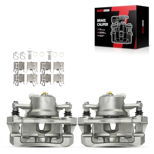 Image of Torchbeam Front Brake Calipers Set for Toyota 2009-2018 Corolla, Toyota 2019 Corolla 1.8L, Scion 2008-2014 xD, Front Left and Front Right Calipers Replace # 19P3434+19P3435