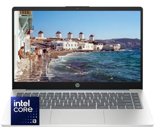 Image of Customized HP 14 inch Laptop • Intel Core i3 CPU • HD Screen • 8GB RAM • 512GB SSD • Windows 11 Home • HD Dual Audio • HP Fast Charge • FHD Webcam