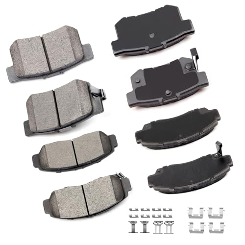 cciyu D537 D787 8pcs Front & Rear Ceramic Brake Pads ...