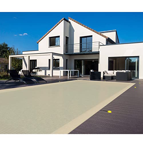 Patio PPPCSSW22ER1632TN 16'X32'Ft Pool Covers For Inground Pools, Safety Winter Pool Cover Mesh Rectangle Swimming Pool Replacement Cover Bolts Included Wire Rope Hem All Edges thumb #4