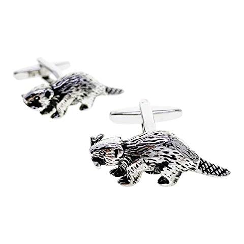 Cuff-Arts Cufflinks for Men Beaver Cufflinks with a Gift Box C10412 Cover