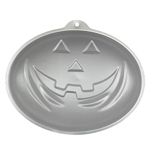 Image of Ulalaza 3D Pumpkin Cake Mold Halloween Aluminum Baking Mould Nonstick DIY Baking Tools