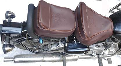 Pure Biking Fancy Design Seat Cover Brown with Heavy Foaming Seat Cover Compatible with RE Classic 350/500cc 2012 to 2020-image-41